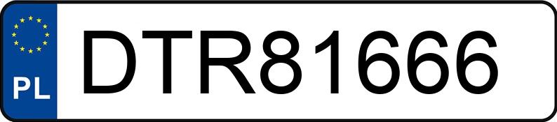 Numer rejestracyjny DTR 81666 posiada BMW X6 Diesel MR`10 E5 E71 xDrive30d Step - DTR81666