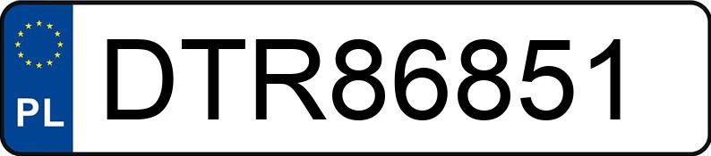 Numer rejestracyjny DTR 86851 posiada MERCEDES-BENZ ML 270 CDI MR`01 E3 W163 ML 270 CDI MR`01 E3 W163 - DTR86851