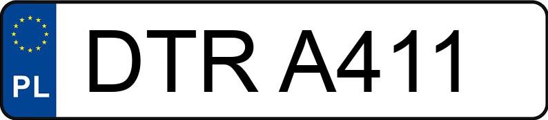Numer rejestracyjny DTR A411 posiada FORD FT 130 2.0 2.9t FT 130 2.0 2.9t - DTRA411