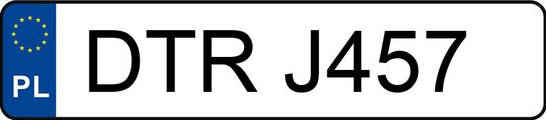Numer rejestracyjny DTR J457 posiada CITROEN SAXO 1.1I - DTRJ457 Numer rejestracyjny DTR J457 posiada CITROEN SAXO 1.1I - DTRJ457