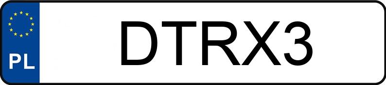 Numer rejestracyjny DTR X3 posiada Hercules K50n - DTRX3