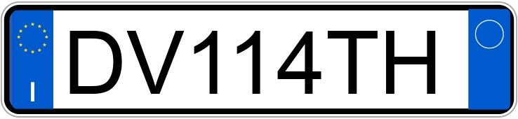 Numer rejestracyjny DV114TH posiada BMW X5