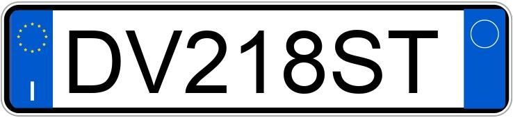 Numer rejestracyjny DV218ST posiada FIAT Grande Punto