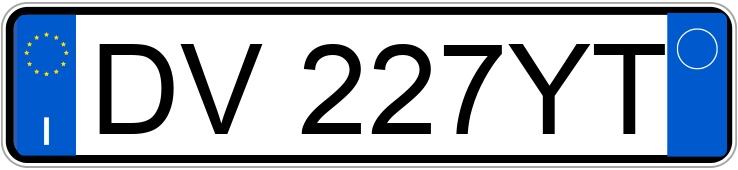 Numer rejestracyjny DV227YT posiada PEUGEOT 206 Numer rejestracyjny DV227YT posiada PEUGEOT 206