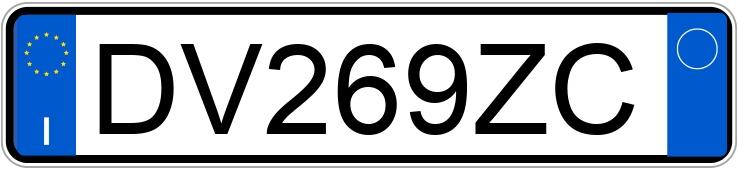 Numer rejestracyjny DV269ZC posiada FIAT Bravo 2a serie