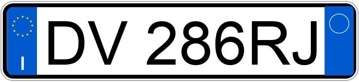 Numer rejestracyjny DV286RJ posiada Fiat Fiorino