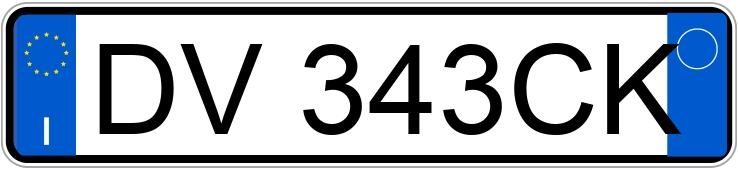 Numer rejestracyjny DV343CK posiada FIAT Sedici