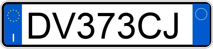 Numer rejestracyjny DV373CJ posiada FIAT QUBO