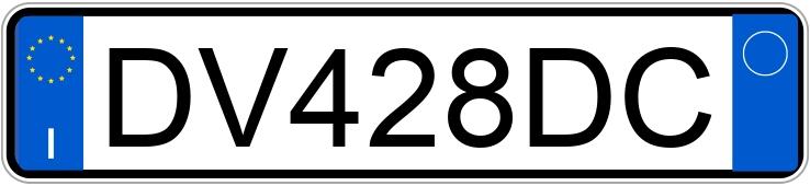 Numer rejestracyjny DV428DC posiada FIAT Croma