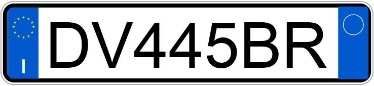 Numer rejestracyjny DV445BR posiada FIAT Panda 2a serie Numer rejestracyjny DV445BR posiada FIAT Panda 2a serie