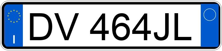 Numer rejestracyjny DV464JL posiada LANCIA Ypsilon 2a serie Numer rejestracyjny DV464JL posiada LANCIA Ypsilon 2a serie