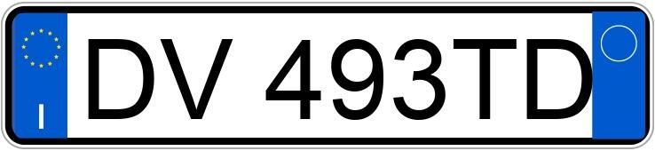 Numer rejestracyjny DV493TD posiada VOLKSWAGEN Polo 5a serie Numer rejestracyjny DV493TD posiada VOLKSWAGEN Polo 5a serie