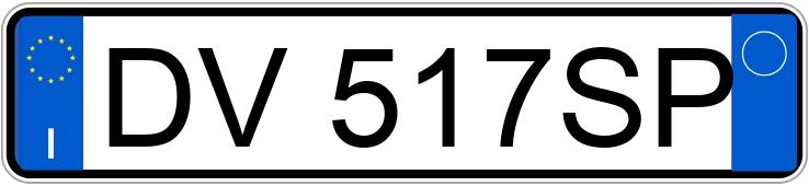 Numer rejestracyjny DV517SP posiada LANCIA Musa 2a serie
