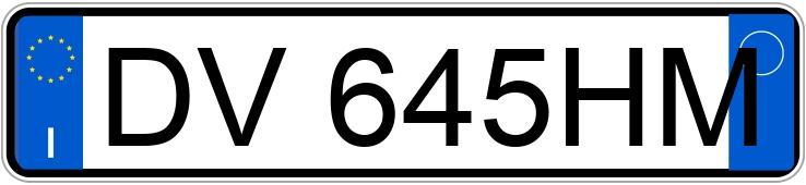 Numer rejestracyjny DV645HM posiada BMW Serie 3