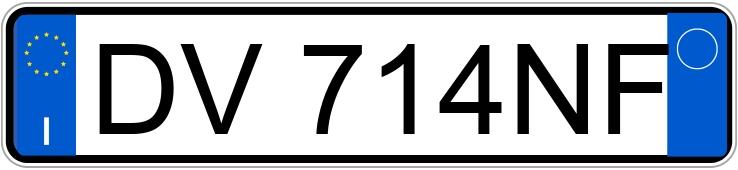 Numer rejestracyjny DV714NF posiada kia 