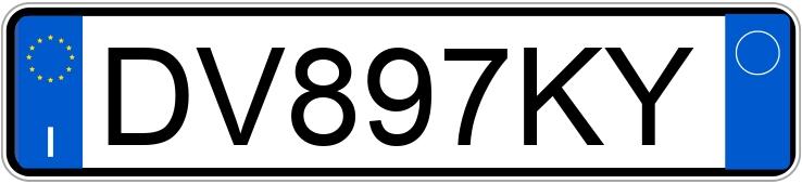 Numer rejestracyjny DV897KY posiada CITROEN C3 1a serie