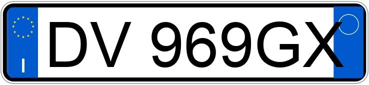 Numer rejestracyjny DV969GX posiada AUDI A3 2a serie