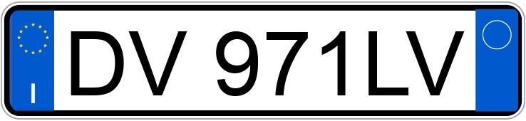 Numer rejestracyjny DV971LV posiada BMW Serie 1