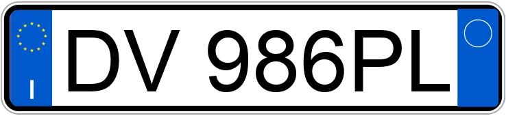 Numer rejestracyjny DV986PL posiada LANCIA Ypsilon 2a serie