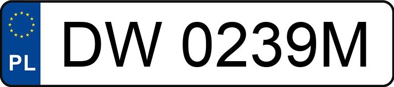 Numer rejestracyjny DW 0239M posiada FORD FUSION 1.4 - DW0239M Numer rejestracyjny DW 0239M posiada FORD FUSION 1.4 - DW0239M