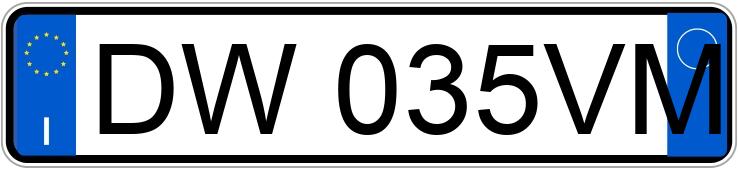 Numer rejestracyjny DW035VM posiada MERCEDES Classe C