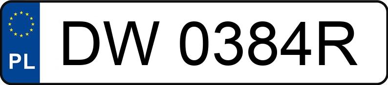 Numer rejestracyjny DW 0384R posiada AUDI A6 - DW0384R Numer rejestracyjny DW 0384R posiada AUDI A6 - DW0384R