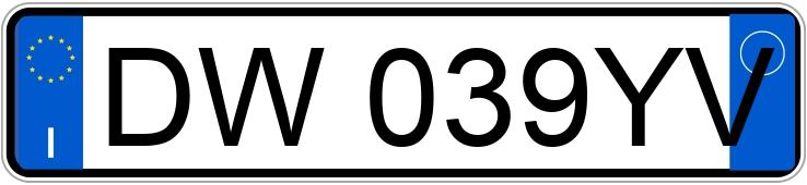 Numer rejestracyjny DW039YV posiada VOLKSWAGEN Golf 6a serie