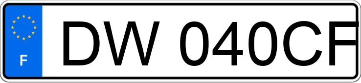 Numer rejestracyjny DW040CF posiada NISSAN NOTE