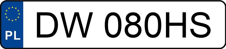 Numer rejestracyjny DW 080HS posiada MERCEDES-BENZ 280 - DW080HS