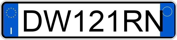 Numer rejestracyjny DW121RN posiada FIAT Panda 2a serie