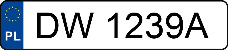 Numer rejestracyjny DW 1239A posiada WARTBURG 353 1.3 - DW1239A Numer rejestracyjny DW 1239A posiada WARTBURG 353 1.3 - DW1239A