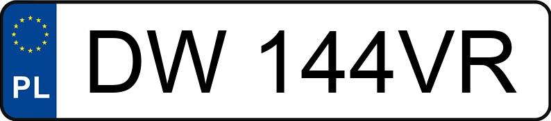 Numer rejestracyjny DW 144VR posiada AUDI B5 - DW144VR