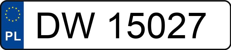 Numer rejestracyjny DW 15027 posiada DAEWOO MATIZ - DW15027