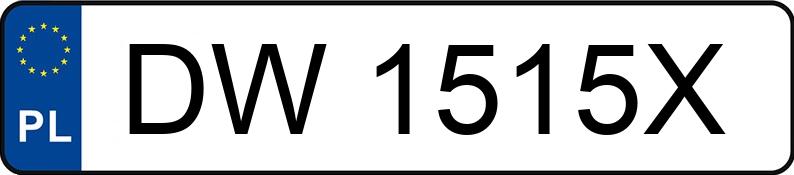 Numer rejestracyjny DW 1515X posiada VOLKSWAGEN Passat GP 4.0 MR`00 E3 W8 4MOTION - DW1515X
