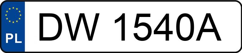 Numer rejestracyjny DW 1540A posiada OPEL ASTRA 1.4 - DW1540A Numer rejestracyjny DW 1540A posiada OPEL ASTRA 1.4 - DW1540A