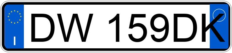 Numer rejestracyjny DW159DK posiada VOLKSWAGEN Golf 6a serie