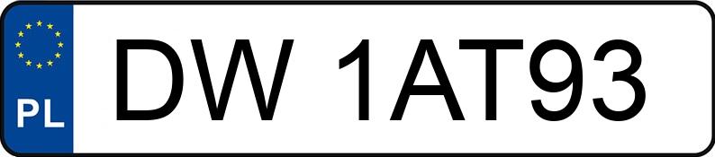 Numer rejestracyjny DW 1AT93 posiada ALFA ROMEO 147 - DW1AT93 Numer rejestracyjny DW 1AT93 posiada ALFA ROMEO 147 - DW1AT93