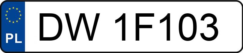 Numer rejestracyjny DW 1F103 posiada OPEL Astra Classic III MR`10 E5 Astra Classic III MR`10 E5 - DW1F103