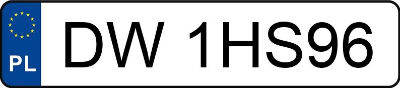 Numer rejestracyjny DW 1HS96 posiada BMW 320 Touring Diesel DPF MR`06 E4 E91 320 Touring Diesel DPF MR`06 E4 E91 - DW1HS96