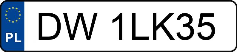 Numer rejestracyjny DW 1LK35 posiada BMW X3 XDRIVE20D - DW1LK35