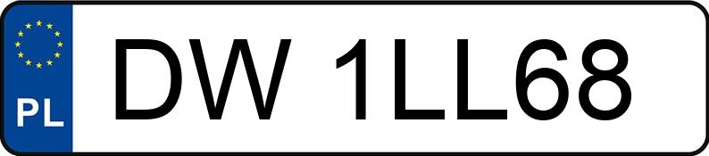 Numer rejestracyjny DW 1LL68 posiada AUDI A4 Avant 1.9 TDi Kat. MR`00 E3 8E A4 Avant 1.9 TDi Kat. MR`00 E3 8E - DW1LL68