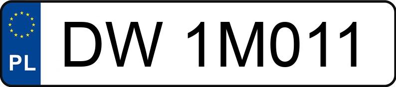 Numer rejestracyjny DW 1M011 posiada BMW X3 XDRIVE20D - DW1M011