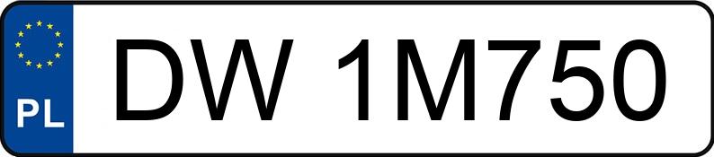Numer rejestracyjny DW 1M750 posiada FORD FOCUS - DW1M750