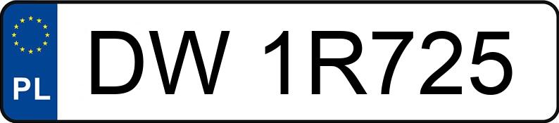Numer rejestracyjny DW 1R725 posiada AUDI A3 - DW1R725 Numer rejestracyjny DW 1R725 posiada AUDI A3 - DW1R725