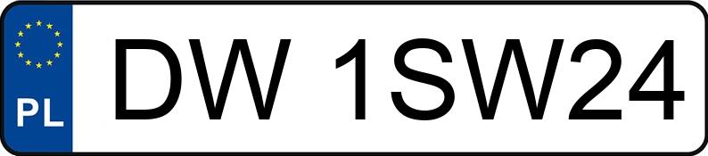 Numer rejestracyjny DW 1SW24 posiada BMW X5 XDRIVE30D G5X - DW1SW24