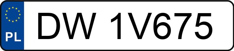 Numer rejestracyjny DW 1V675 posiada VOLKSWAGEN POLO - DW1V675 Numer rejestracyjny DW 1V675 posiada VOLKSWAGEN POLO - DW1V675