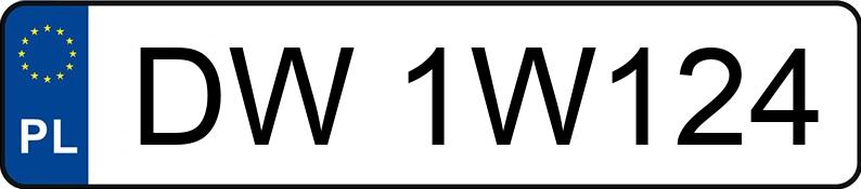 Numer rejestracyjny DW 1W124 posiada MERCEDES-BENZ 124 - DW1W124 Numer rejestracyjny DW 1W124 posiada MERCEDES-BENZ 124 - DW1W124
