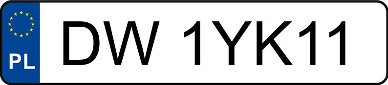 Numer rejestracyjny DW 1YK11 posiada FORD FIESTA - DW1YK11