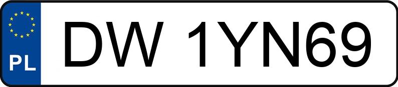 Numer rejestracyjny DW 1YN69 posiada SKODA Rapid Spaceback 1.0 TSI MR`18 E6 Clever DSG - DW1YN69