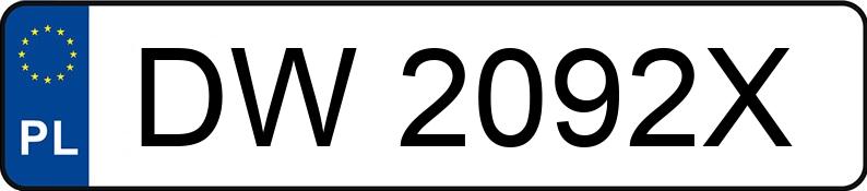 Numer rejestracyjny DW 2092X posiada VOLKSWAGEN LT 28 TDi MR`99 E3 2.8t LT 28 TDi MR`99 E3 2.8t - DW2092X